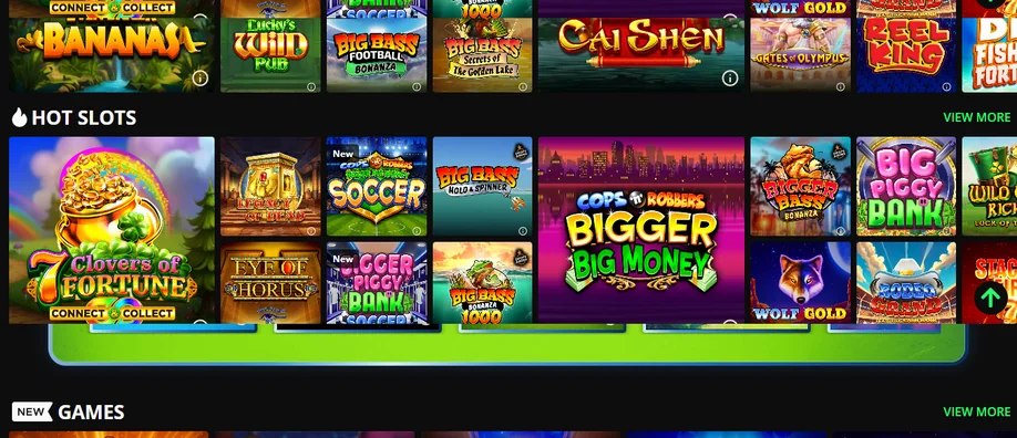 Spin hot slots